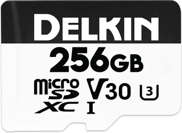 Delkin Hyperspeed R100/W80 microSDXC 256GB, UHS-I U3, Class 10