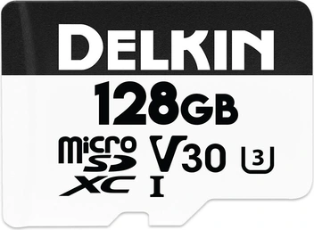 Delkin Hyperspeed R100/W80 microSDXC 128GB, UHS-I U3, Class 10