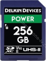 Delkin Power 2000X R300/W250 SDXC 256GB, UHS-II U3, Class 10