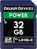 Delkin Power 2000X R300/W250 SDHC 32GB, UHS-II U3, Class 10