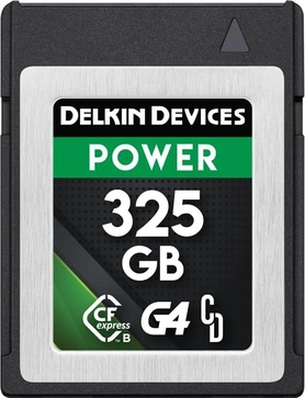 Delkin Power G4 R1780/W1700 CFexpress 2.0 Type B 325GB