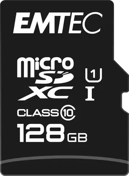 Emtec EliteGold R90/W20 microSDXC 128GB Kit, UHS-I U1, Class 10