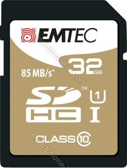 Emtec Gold+ R85/W21 SDHC 32GB, UHS-I U1, Class 10