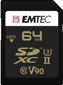 Emtec SpeedIN PRO+ R300 SDXC 64GB, UHS-II U3, Class 10