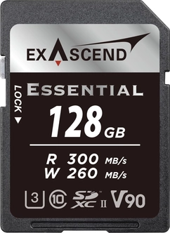 Exascend Essential R300/W280 SDXC 128GB, UHS-II U3, Class 10
