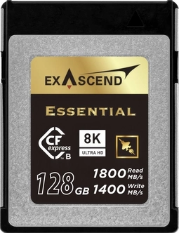Exascend Essential R1800/W1400 CFexpress 2.0 Type B 128GB