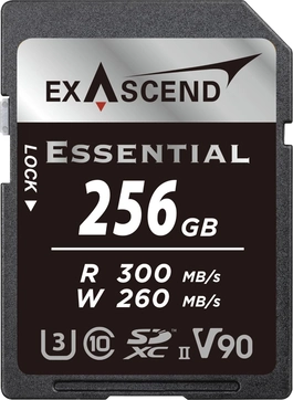 Exascend Essential R300/W280 SDXC 256GB, UHS-II U3, Class 10