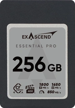 Exascend Essential Pro R1800/W1650 CFexpress 4.0 Type A 256GB
