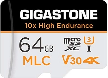 Gigastone 10x High Endurance R100/W65 microSDXC 64GB Kit, UHS-I U3, Class 10