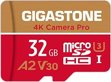 Gigastone 4K Camera Pro R95/W30 microSDHC 32GB Kit, UHS-I U3, A2, Class 10