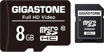 Gigastone Full HD Video R85/W15 microSDHC 8GB Kit, Class 10
