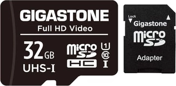 Gigastone Full HD Video R90/W20 microSDHC 32GB Kit, UHS-I U1, Class 10