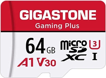 Gigastone Gaming Plus R95/W35 microSDXC 64GB Kit, UHS-I U3, A1, Class 10
