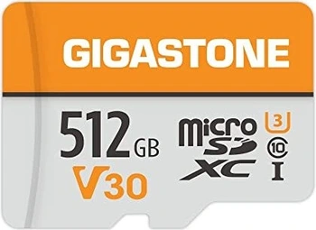 Gigastone R100/W40 microSDXC 512GB Kit, UHS-I U3, Class 10