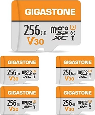 Gigastone R100/W60 microSDXC 256GB Kit, UHS-I U3, Class 10, 5er-Pack