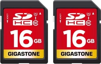 Gigastone R80 SDHC 16GB, UHS-I U1, Class 10, 2er-Pack
