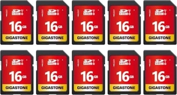 Gigastone R80 SDHC 16GB, UHS-I U1, Class 10, 10er-Pack