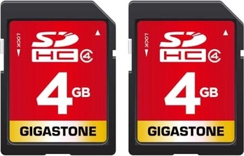 Gigastone R80 SDHC 4GB, UHS-I U1, Class 10, 2er-Pack