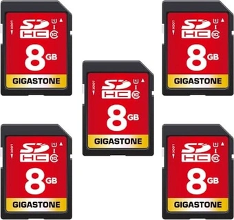 Gigastone R80 SDHC 8GB, UHS-I U1, Class 10, 5er-Pack