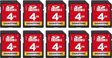 Gigastone R80 SDHC 4GB, UHS-I U1, Class 10, 10er-Pack