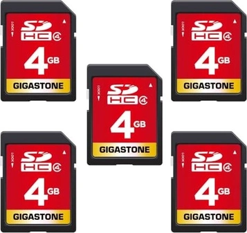 Gigastone R80 SDHC 4GB, UHS-I U1, Class 10, 5er-Pack