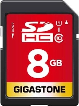 Gigastone R80 SDHC 8GB, UHS-I U1, Class 10