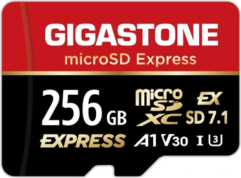 Gigastone SD7.1 R880/W650 microSDXC Express 256GB Kit inkl. USB-C Cardreader, UHS-I U3, A1, Class 10, SD Express EX I