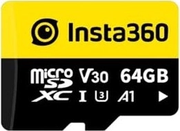 Insta360 Memory Card microSDXC 64GB, UHS-I U3, A1, Class 10
