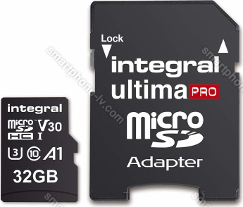 Integral Premium High Speed R100/W70 microSDHC 32GB Kit, UHS-I U3, A1, Class 10