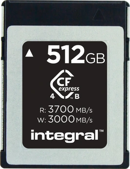 Integral Studio Grade R3700/W3000 CFexpress 4.0 Type B 512GB