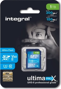 Integral UltimaPro X3 R300/W150 SDXC 1TB, UHS-II U3, Class 10
