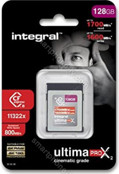 Integral ultima PRO X2 Cinematic R1700/W1600 CFexpress Type B 128GB