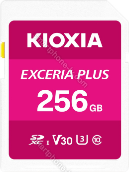 KIOXIA EXCERIA PLUS R100/W85 SDXC 256GB, UHS-I U3, Class 10