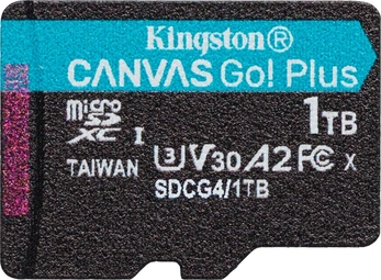 Kingston Canvas Go! Plus Gen4 R200/W160 microSDXC 1TB, UHS-I U3, A2, Class 10