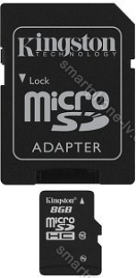 Kingston microSDHC 8GB Kit, Class 10