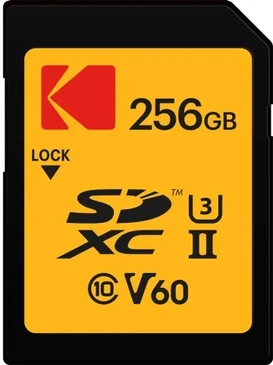 Kodak SD Ultra Pro Performance R300/W110 SDXC 256GB, UHS-II U3, Class 10
