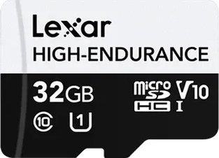 Lexar High-Endurance R100/W30 microSDHC 32GB, UHS-I, Class 10