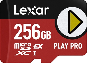 Lexar PLAY PRO R900/W600 microSDXC Express 256GB, Class 10, SD Express EX I