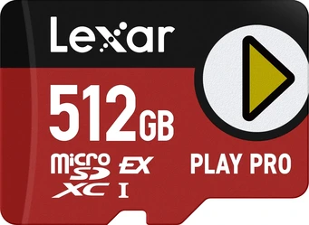 Lexar PLAY PRO R900/W600 microSDXC Express 512GB, Class 10, SD Express EX I