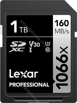 Lexar Professional 1066x Silver Series R160/W120 SDXC 1TB, UHS-I U3, Class 10