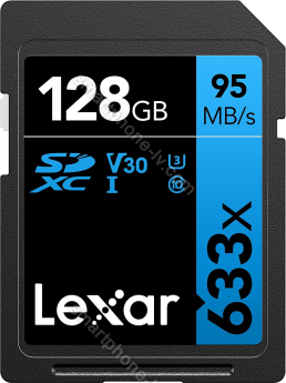 Lexar Professional 633x R95/W45 SDXC 128GB, UHS-I U1, Class 10