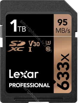 Lexar Professional 633x R95/W70 SDXC 1TB, UHS-I U3, Class 10