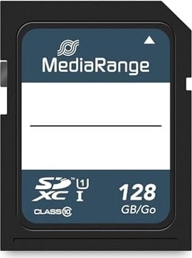 MediaRange R80 SDXC 128GB, UHS-I U1, Class 10