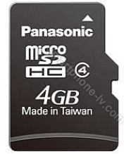 Panasonic microSDHC 4GB, Class 4