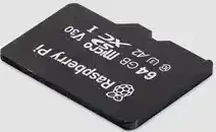 Raspberry Pi microSDXC 64GB, UHS-I U3, A2, Class 10