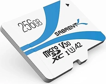 Sabrent Rocket V30 R100/W30 microSDXC 256GB, UHS-I U3, A2, Class 10