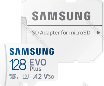 Samsung EVO Plus 2024 R160 microSDXC 128GB Kit, UHS-I U3, A2, Class 10