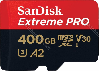 SanDisk Extreme PRO R170/W90 microSDXC 400GB Kit, UHS-I U3, A2, Class 10