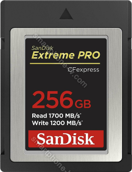 SanDisk Extreme PRO R1700/W1200 CFexpress Type B 256GB