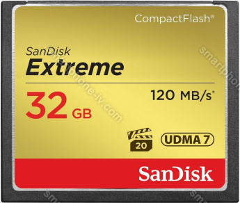 SanDisk Extreme R120/W60 CompactFlash Card 32GB